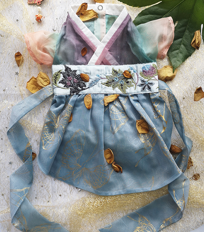 Antique Cat Hanfu Clothes for Spring Breeze