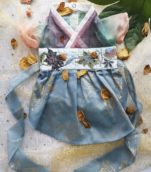 Antique Cat Hanfu Clothes for Spring Breeze