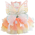 Dog Princess Dresses for Small Dogs Lolita Clothes Butterfly Costume Pet Girl Cute Coat Outfits Summer Costumes Puppy Handmade Skirt Cat Spring (MButterfly)